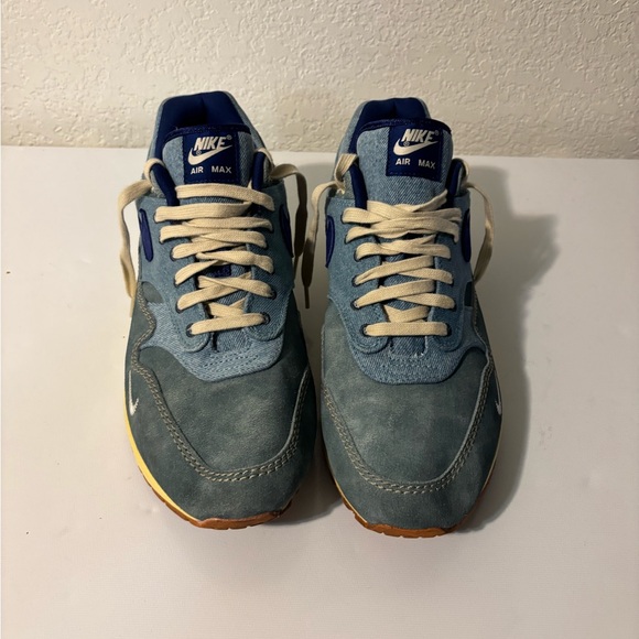Nike Air Max 1 Denim Blue Sneakers - Picture 1 of 5